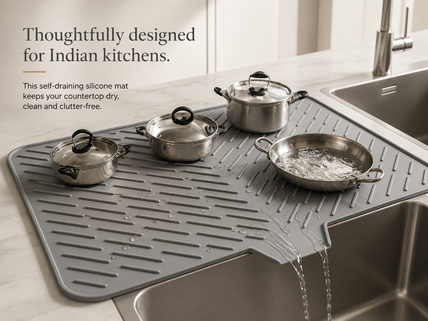 Livaro™ Premium Silicone Kitchen Drying Mat