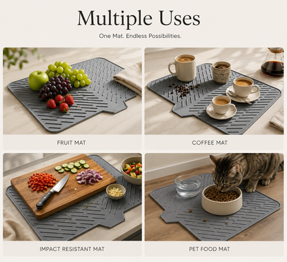 Livaro™ Premium Silicone Kitchen Drying Mat