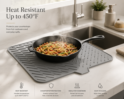 Livaro™ Premium Silicone Kitchen Drying Mat