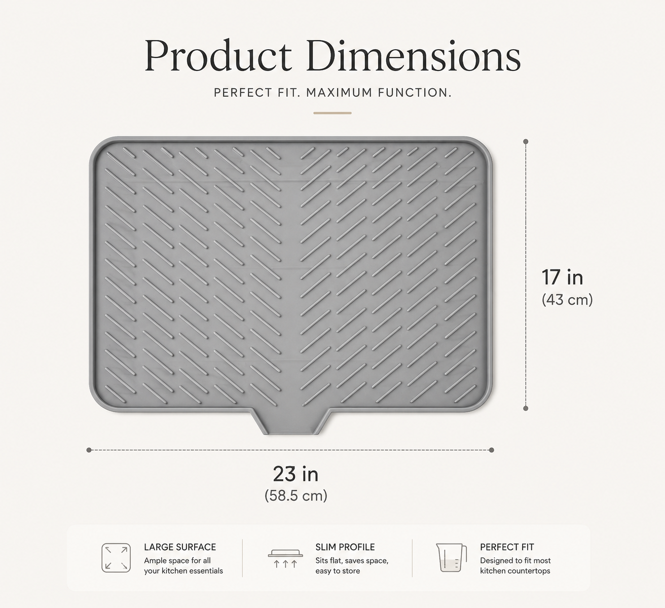Livaro™ Premium Silicone Kitchen Drying Mat