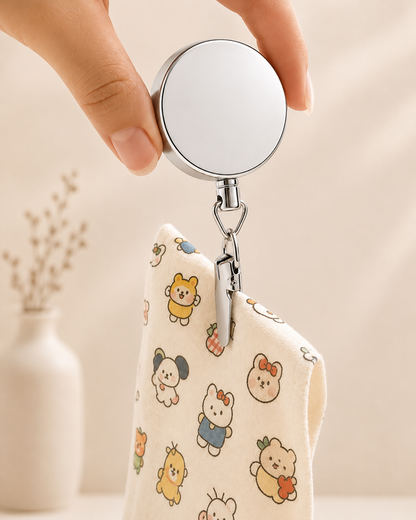 Nestiq™ Retractable Clip-On Holder