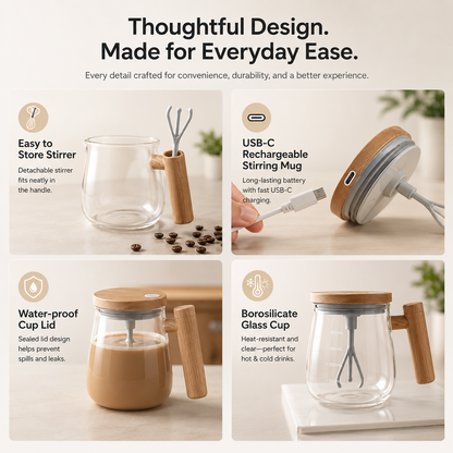 VORTEX™ Smart Self-Stirring Mug