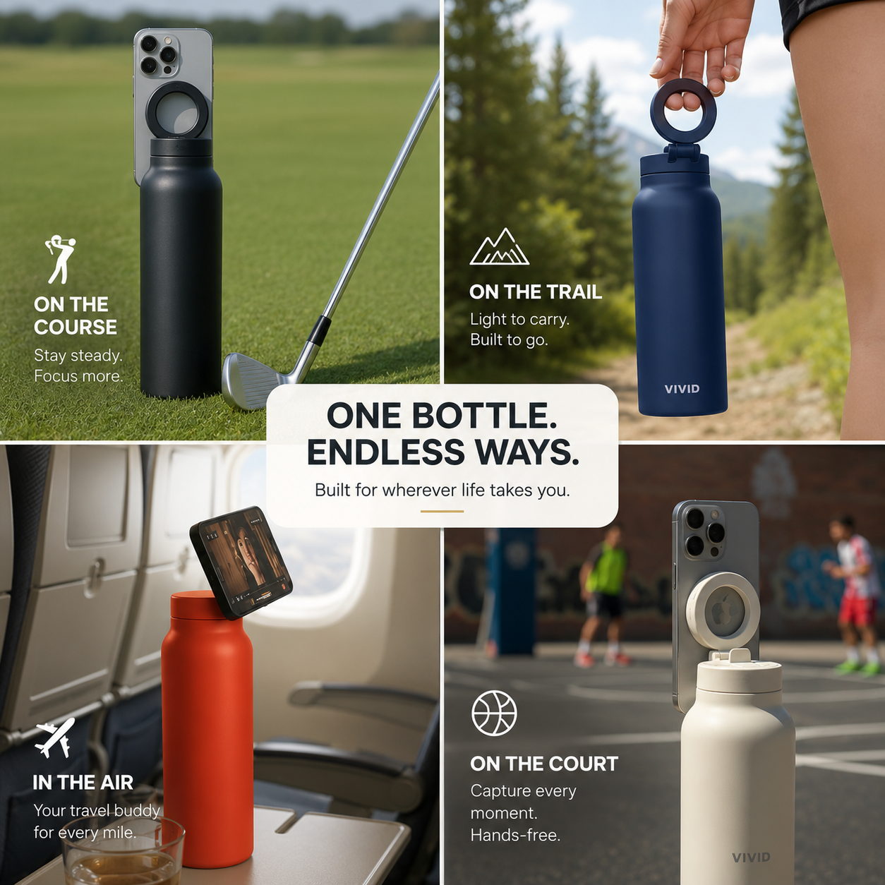 VIVID HALO™ Smart Hydration Bottle