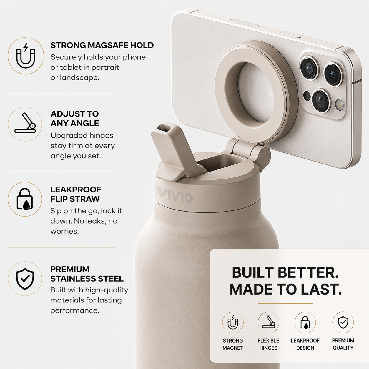 VIVID HALO™ Smart Hydration Bottle