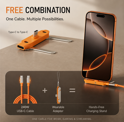 HyperStand™ Ultra 240W Fast Charging Cable