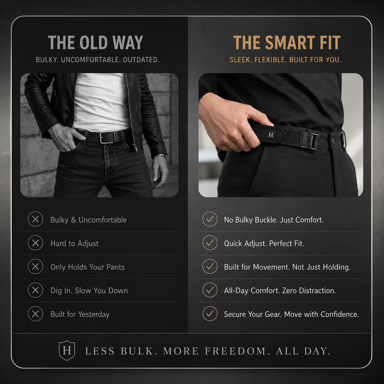 FlexHook™ Tactical Elastic Belt