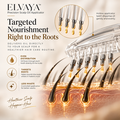 ELVAYA™ Precision Scalp Oil Applicator