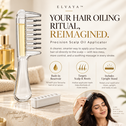 ELVAYA™ Precision Scalp Oil Applicator