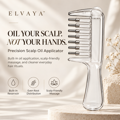 ELVAYA™ Precision Scalp Oil Applicator
