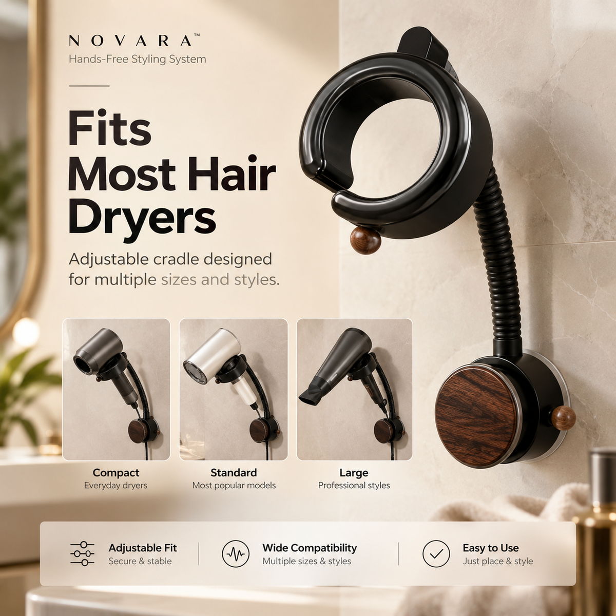 NOVARA™ Hands-Free Styling System
