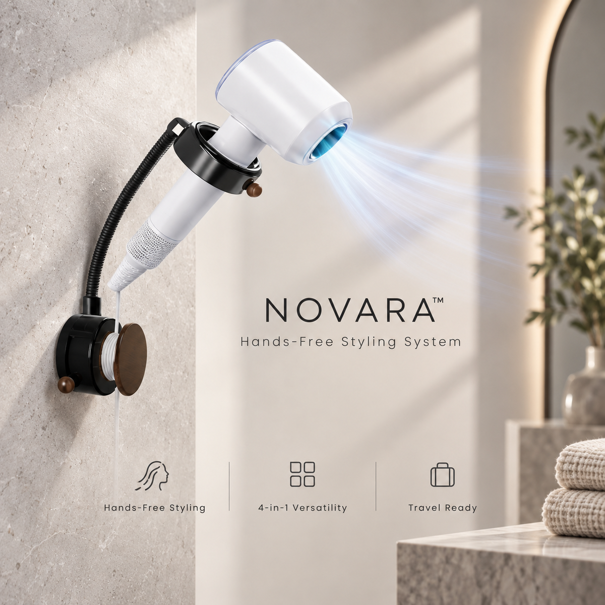 NOVARA™ Hands-Free Styling System