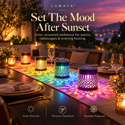 LUMAYA™ Solar Mandala Light