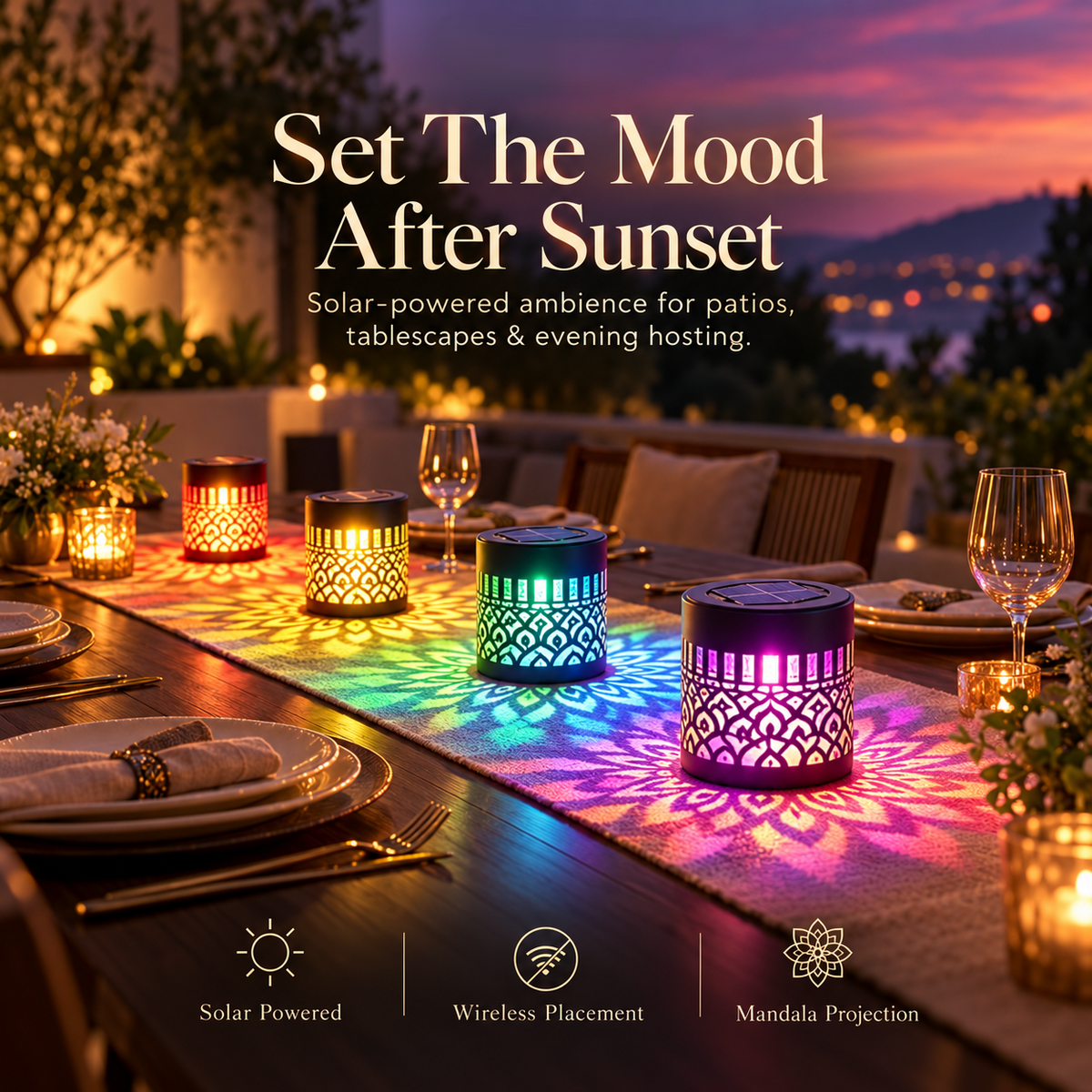 NIVAYA™ Solar Mandala Light