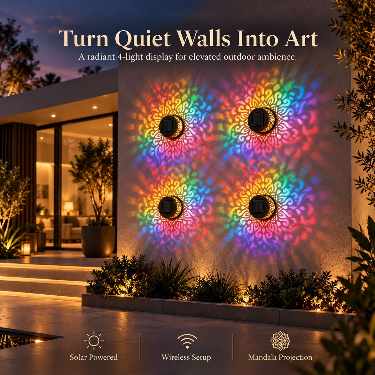 NIVAYA™ Solar Mandala Light