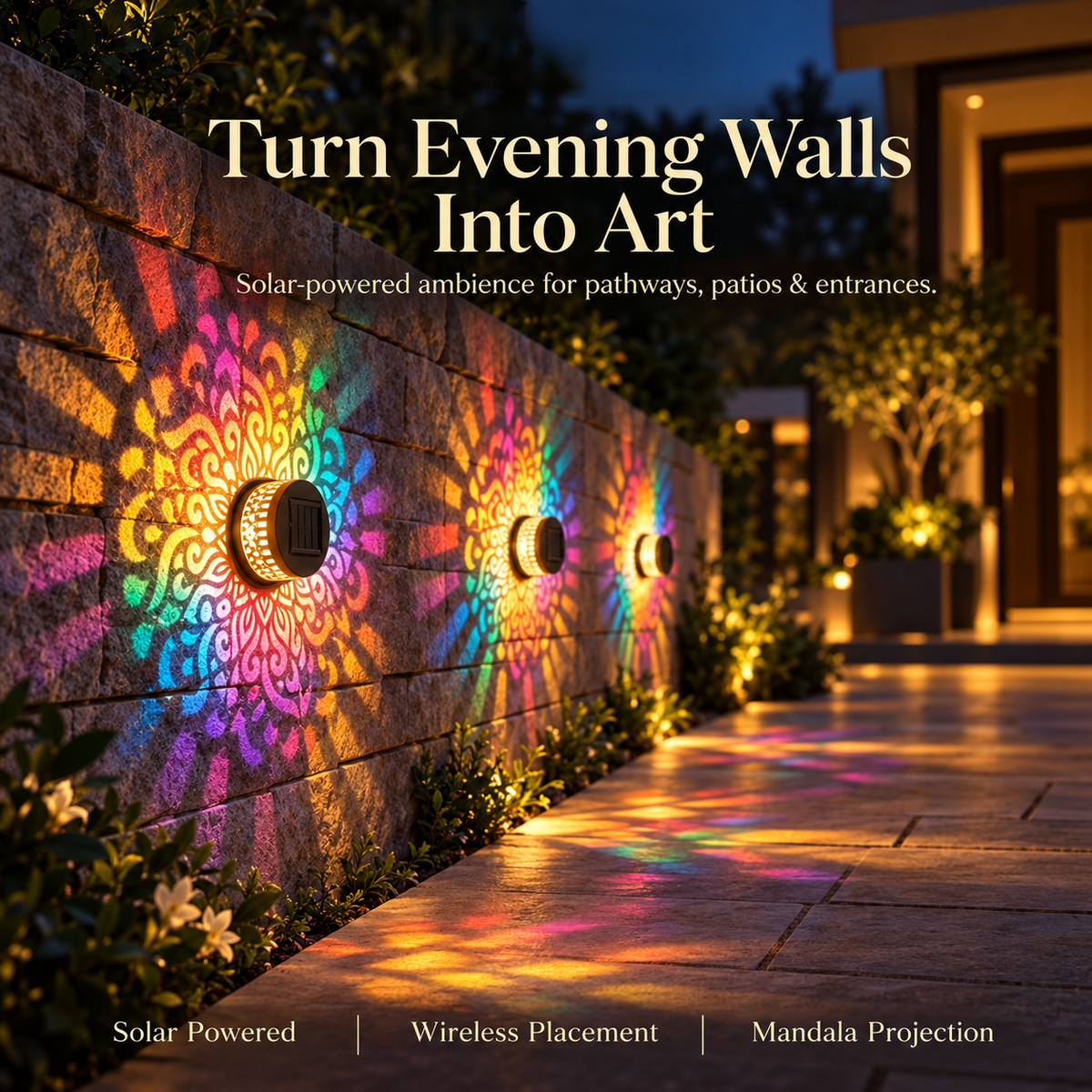 NIVAYA™ Solar Mandala Light