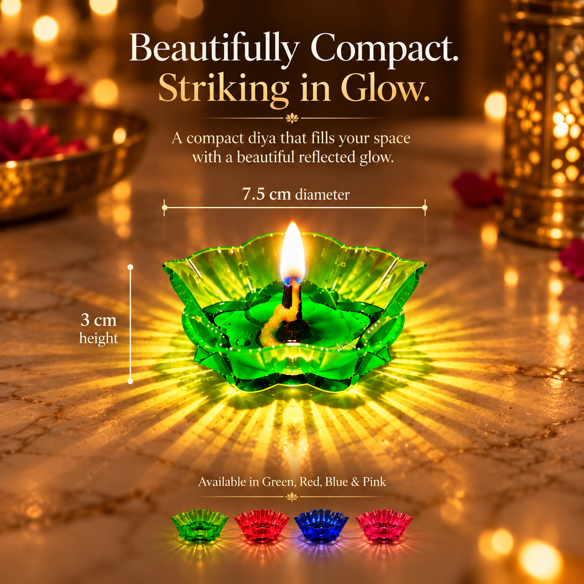 DYUTI™ Reflection Diya Set
