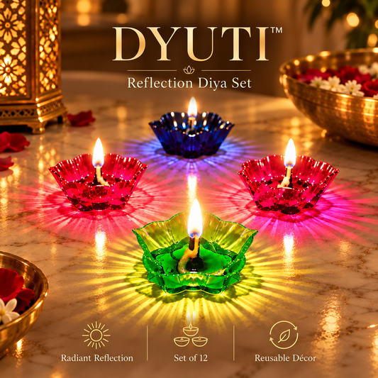 DYUTI™ Reflection Diya Set