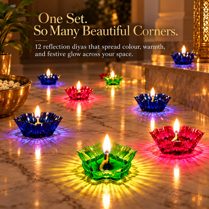 DYUTI™ Reflection Diya Set